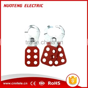SH01-H Steel Butterfly Lock Hasp With Plastic Coated Body thumbnail-1