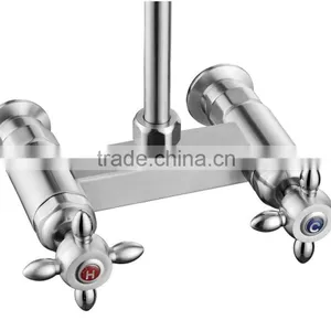 Wholesale Custom High Quality Commercial Pre-rinse 304 Stainless Steel Wall Mounted Faucet thumbnail-3