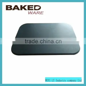 0.4mm Carbon Steel Non-stick 25.4cm Rectangle Cake Pan With Shallow Shape thumbnail-3
