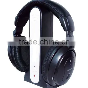 UHF Stereo Wireless Headphone JH-808C 5-frequency Selectable thumbnail-1