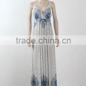 New Fashion Sexy Night Long Dress 2016 Summer Strappy Maxi Dress thumbnail-1
