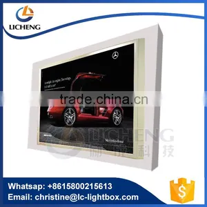Outdoor Wall Hanging Led Scrolling Light Box With Single Side 8 Poster Advertising thumbnail-2