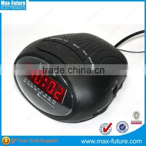 Built-in Speaker 0.6 Inch LED Display Mini Clock Radio,FM/AM Clock Radio thumbnail-4
