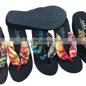 Women Silk Flip Flops Slippers Sandals Shoes thumbnail-1