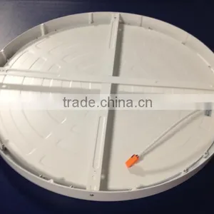 White Frame 36W 85LM/W 600MM Big Size Surface Mounted Round LED Panel thumbnail-5