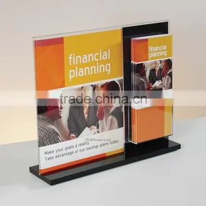Acrylic A4 Brochure Holder Cheap Custom Acrylic Sign Holder 5x7 thumbnail-4