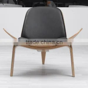 Hot Selling Plywood Leather Chair Bentwood Chair thumbnail-1
