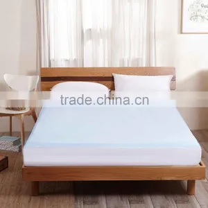 TPU Laminated Bird Eye Mesh Hotel Bedding Fitted Sheet thumbnail-2