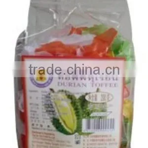 Thai Ao Chi Brand Durian Toffee From Thailand [ Fruit Toffee ] thumbnail-1
