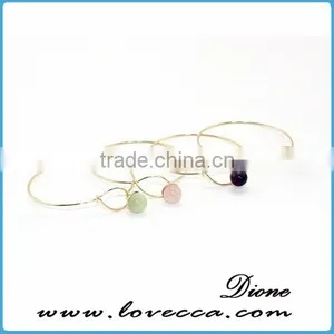 High Quality+In Stock+Small MOQ Gold Plating Pearl Charm Bracelet thumbnail-3