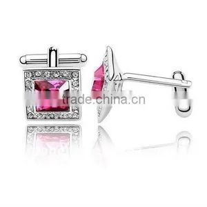 Wholesale Retail Newest Design Cuff Link Crystal Rhinestone Cuff Link Bling Bling ZHPS79288 thumbnail-1