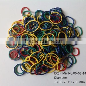Mix Colorful Bracelet Crazy DIY Cheap Elastic Rubber Loom Bands Wholesale thumbnail-3