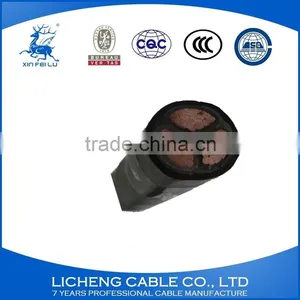 Chinese 3 Core Electric Cables Xlpe Insulated Pvc Sheathed Copper Electrical Power Cable 3x185mm2 thumbnail-1