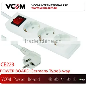 VCOM Germany Type 3 Way 3G0.75MM2X1.5M Power Board thumbnail-1