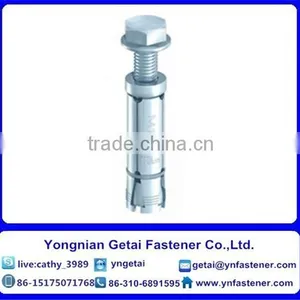 Concrete Bolts Fixing Anchors, Yellow Zinc Plated Wedge Anchors With Good Quality thumbnail-5