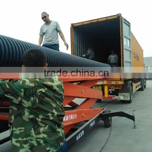 Black PE DWC Drain Pipe Waste Water Drainage Pipe 4kn 8kn thumbnail-2