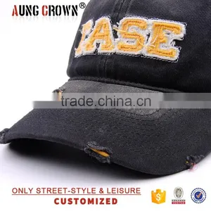 Applique Wholesale Custom Cowboy Baseball Caps thumbnail-4