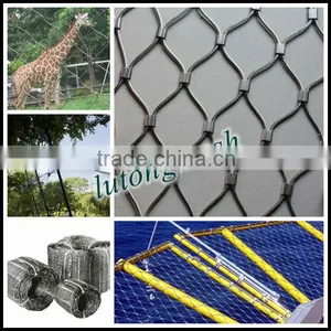 Anping Hand-woven Stainless Steel Wire Rope Mesh for Protection thumbnail-1