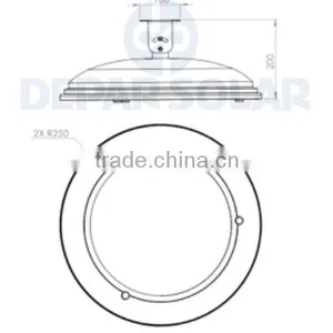 70W LED High Bay Area / Factory Light 220VAC New Practical / Cooling Design DOHA Series thumbnail-2