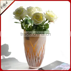 Wholesale Handmade Art Work Carving Glass Crafts Vase Bottle Home Decor thumbnail-1