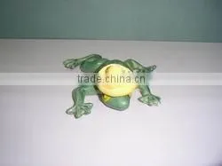 Garden Frog With Musical Cell Garden Decoration thumbnail-1