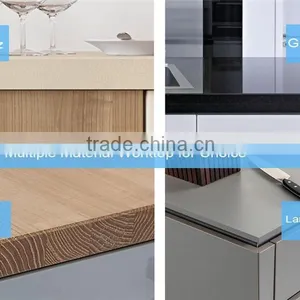 Hotel Kitchen Equipment, White MDF Pvd Ktichen Cabinet thumbnail-6