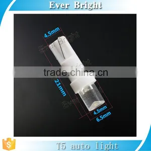 T5 1LED Automotive Car Lights Bulb Dashboards Gauge Indicator Bulbs Ignition Lights For All T5 Wedge Type thumbnail-1