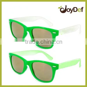 2016 CE Promotional Custom Printed Logo UV400 Mirrored Lens Sun Glasses Nanjing Manufcaturer thumbnail-1