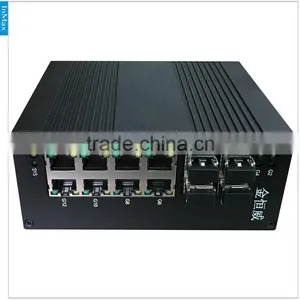 4x1000M FX(SFP Slot) + 8x10/100/1000MBase TX Full Gigabit Industrial Switch IP-Camera, Intelligent Transportation I712A thumbnail-2