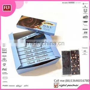 Halal Dark Compound Chocolate Bar With Hazelnut Filling thumbnail-2
