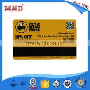 MDP159 Pvc Plastic Cards 30mil Hico Magnetic Magstripe Card thumbnail-1