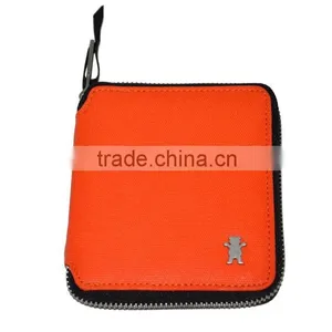 Fashion Custom Zipper Leather Wallet Case thumbnail-1