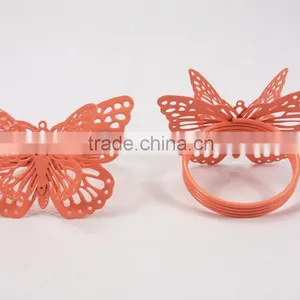 2016 New Butterfly Paper Wedding Party Napkin Ring Serviette Table Decor thumbnail-4