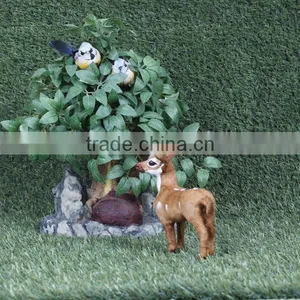 Artificial Realistic Furry Decorative Plastic Figurine Deer Kids thumbnail-3