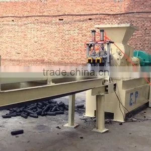 Environmental Charcoal Briquette Extruder Making Machine With Automatic Cutter thumbnail-1