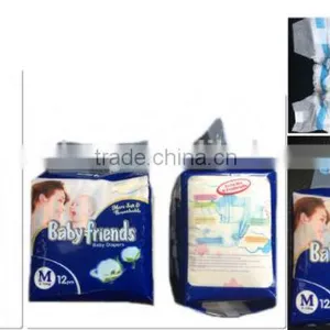 China Hot Sell Baby Products Quanzhou Factory Cheap Disposable Baby Diapers thumbnail-3
