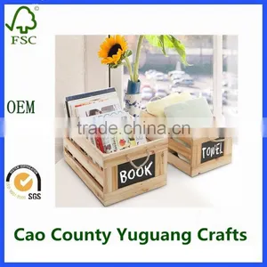 Wooden Chalkboard Crates Wooden Shipping Crates for Sale thumbnail-4