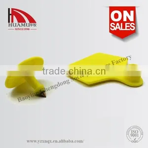 TPU Ear Tag for Calf in Yellow 60*56 mm thumbnail-3