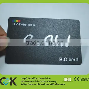 Custom Frosted Surface Silver Foil Stamping VIP Card thumbnail-2