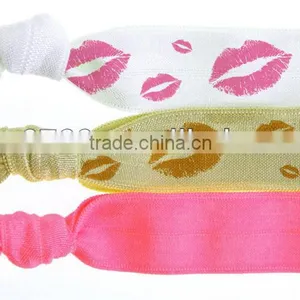 Glitter Elastic Hair Ties Knotted Hair Ties thumbnail-1