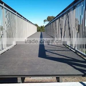 Wood Plastic Composite Recycled WPC Decking Board thumbnail-6