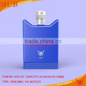 Blue Amber Vial/wholesale 50ml Lovely Cute Best Glass Perfume Bottle thumbnail-1