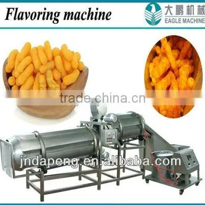 Best Price and Good Quality Potato Chips/ Snack Pellet/popcorn Twin Rollers Flavoring Machine/seasoning Machine Supplier in Chin thumbnail-1