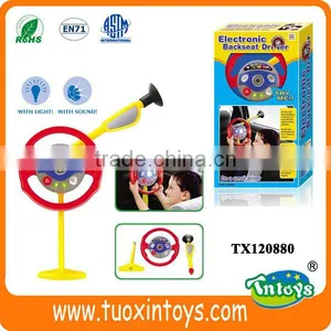 Plastic Kids Steering Wheel Toy With Light and Music thumbnail-1