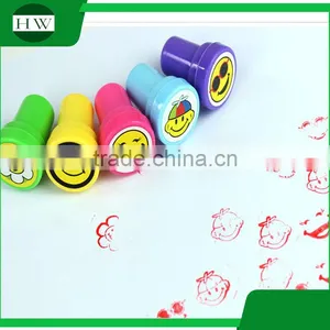 Self Inking Plastic Round Christmas Cute Set Kids Toy Stamps thumbnail-1