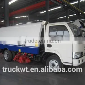Hot Sale Dongfeng 6 Wheels 3tons New Road Sweeper thumbnail-1