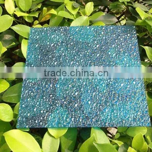 4'x8' Feet/2.1x5.8m Out Diamond Embossed Sheets, Polycarbonate Textured Sheet. pc Decorative Plastic Sheets thumbnail-1