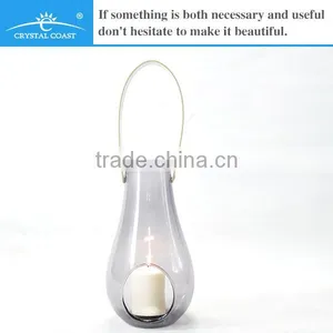 New Design Wholesale Tiffany Wall Clear Glass Hanging Candle Holder for Wedding Centerpiece thumbnail-1