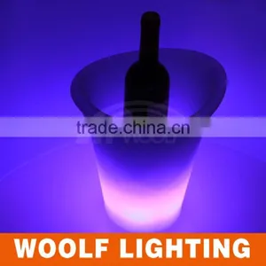Plastic Outdoor Garden Decor Rechargeable LED Ice Bucket thumbnail-1
