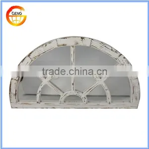 High Quality Fan Shape Wood Mirror Frame thumbnail-1
